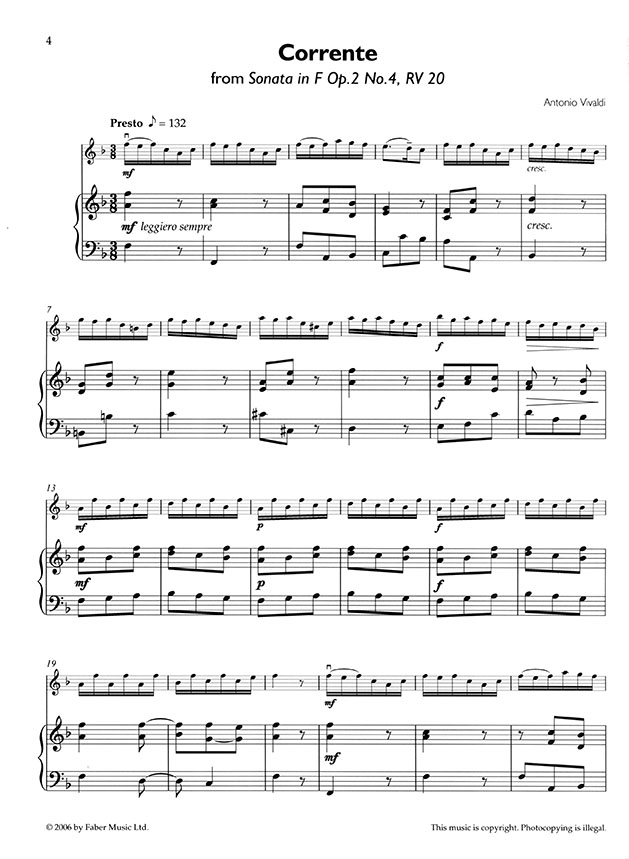 Concert Repertoire for Violin with Piano