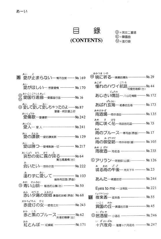 日語流行歌謠全集 (上) 簡譜改訂版