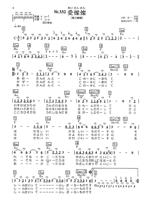 日語流行歌謠全集 (下) 簡譜改訂版