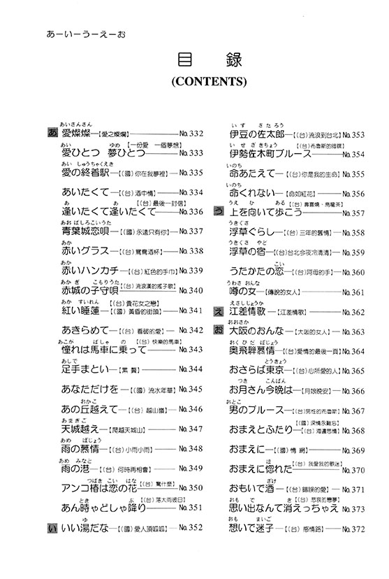 日語流行歌謠全集 (下) 簡譜改訂版