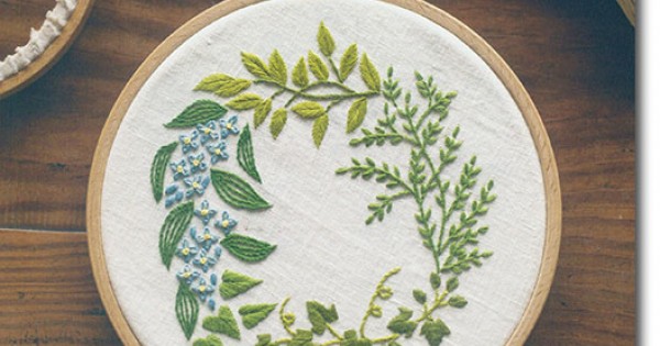 植物刺繍と12か月のおはなし