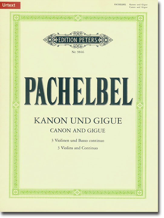 Pachelbel Kanon und Gigue 3 Violinen und Basso Continuo