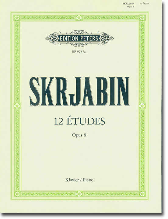 Skrjabin 12 Études Op. 8 for Piano