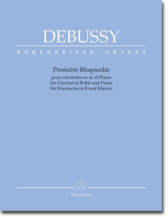 Debussy Première Rhapsodie für Klarinette in B und Klavier