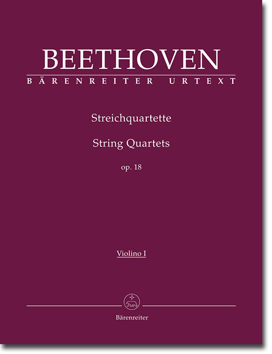 Beethoven Streichquartette／String Quartets Op. 18 for Two Violins , Viola and Violoncello