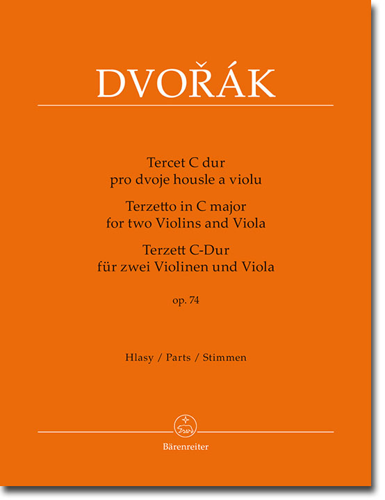 Dvořák Terzett C-dur Op. 74 für zwei Violinen und Viola