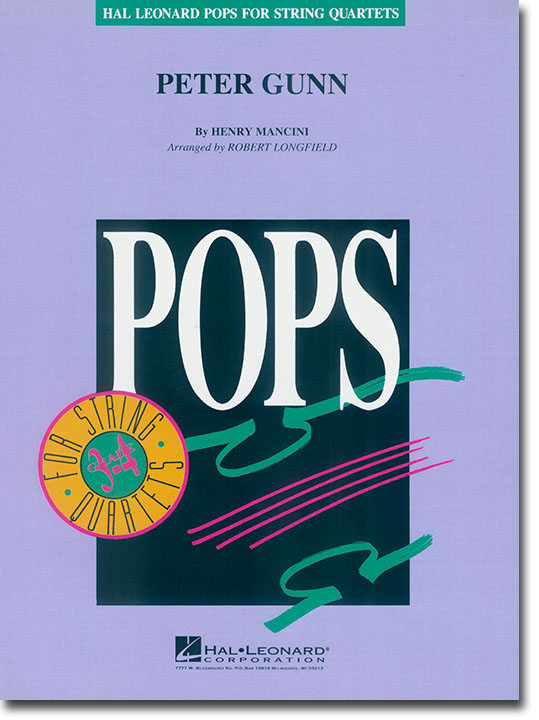 Pops【Peter Gunn】for String Quartets