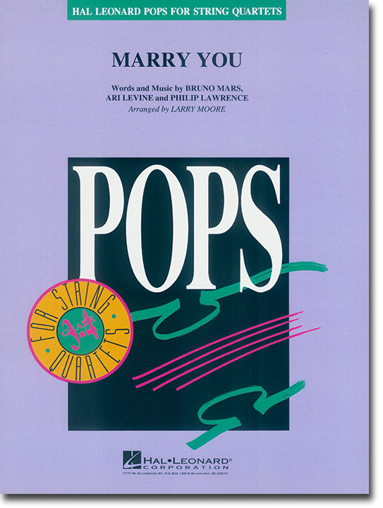 Pops【Marry You】for String Quartets