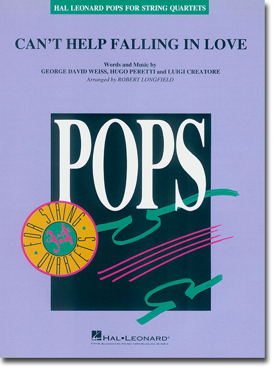 Pops【Can't Help Falling in Love】for String Quartets