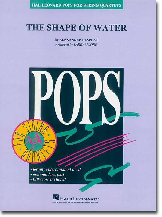 Pops【The Shape of Water】for String Quartets