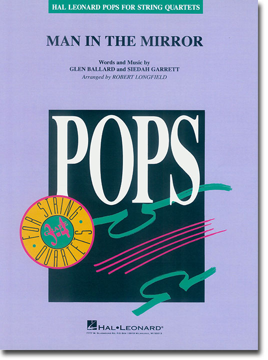 Pops【Man in the Mirror】for String Quartets