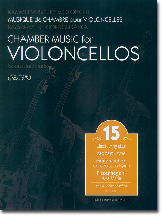 Chamber Music for Violoncellos【Volume 15】Score and parts