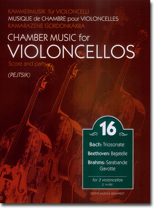 Chamber Music for Violoncellos【Volume 16】Score and parts