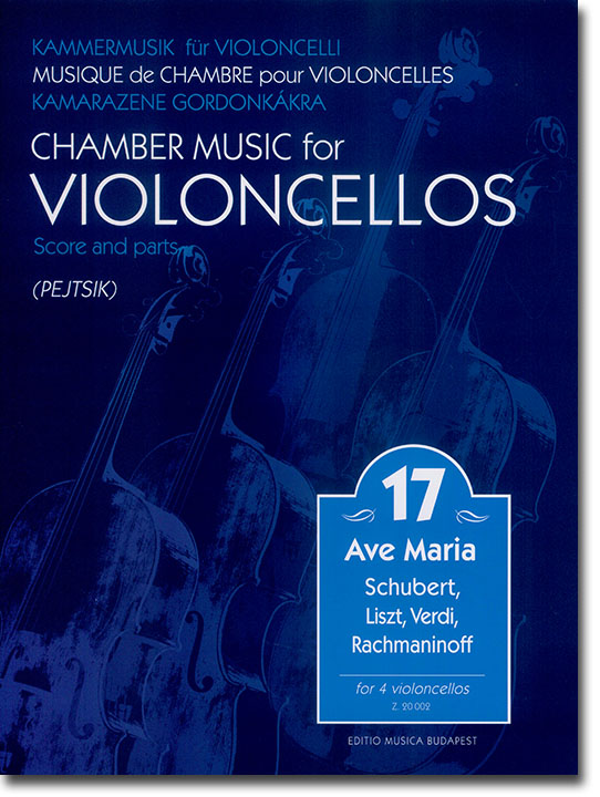 Chamber Music for Violoncellos【Volume 17】Score and parts