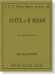 J. S. Bach【Suite in H Minor】for Flute and Piano
