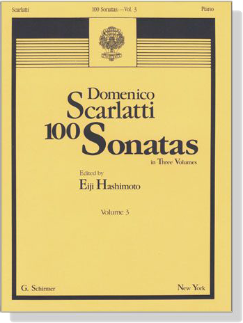 Scarlatti【100 Sonatas-Vol. 3】for Piano