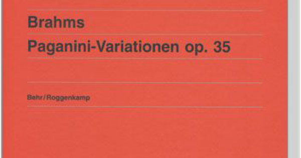 Brahms ブラームス パガニーニの主題による変奏曲 作品35 ウィーン原典版