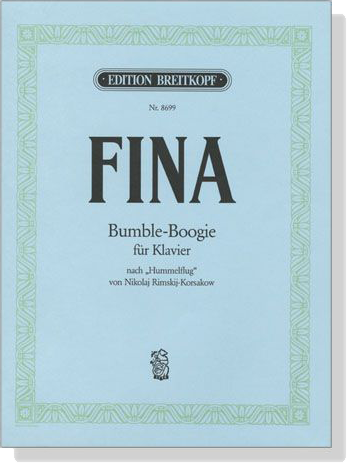 Fina【Bumble Boogie nach Hummelflug von Nikolaj Rimsky-Korsakow】für Klavier