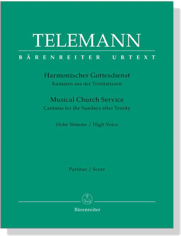 Telemann【Harmonischer Gottesdienst‧Trinitatiszeit】Hohe Stimme / 【Sundays after Trinity】High Voice