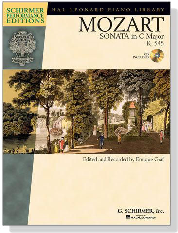 Mozart【CD+樂譜】Sonata in C Major , K. 545 for Piano