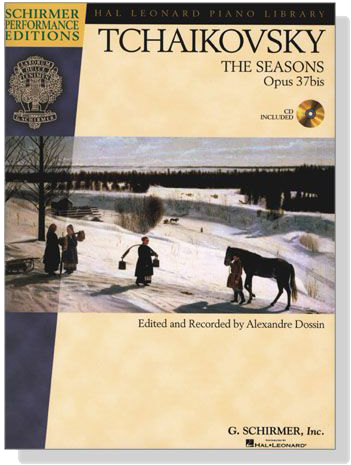 Tchaikovsky【CD+樂譜】The Seasons , Opus 37bis for Piano