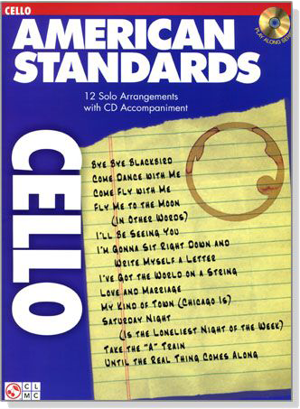 American Standards For Cello【CD+樂譜】