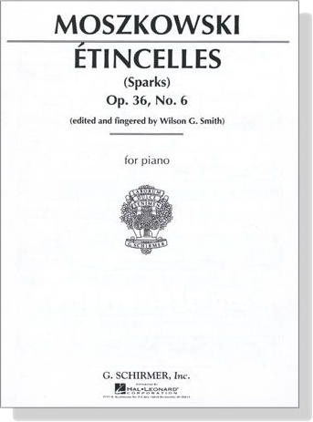 Moszkowski【Etincelles(Sparks) Op. 36, No. 6】for Piano