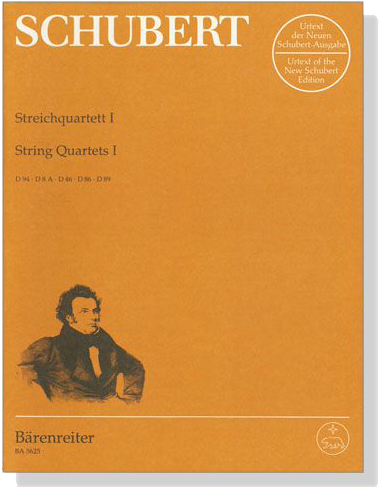 Schubert String Quartets【Ⅰ】D 94 , D 8A , D 46 , D 86 , D 89