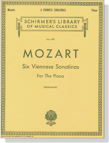 Mozart【Six Viennese Sonatinas】for The Piano