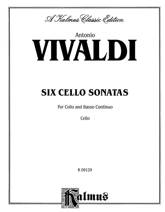 Vivaldi 【Six Cello Sonatas】for Cello And Basso Continuo