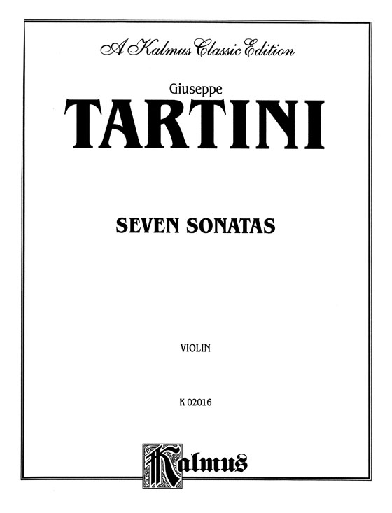 Tartini【Seven Sonatas】for Violin and Piano