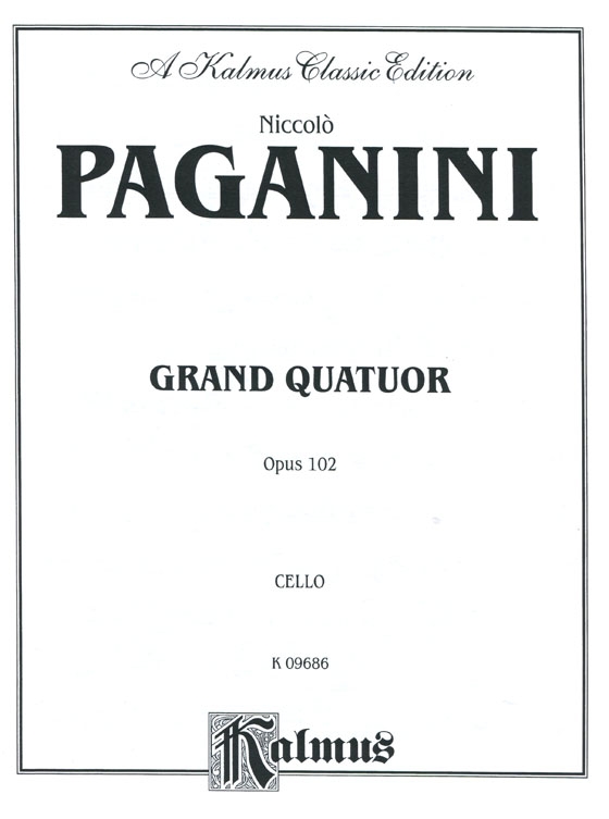 Paganini【Grand Quatuor】for Two Violins , Viola and Cello