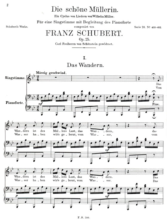 Franz Schubert【Complete Song Cycles】