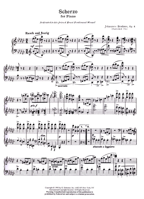 Brahms【Complete Shorter Works】for Piano