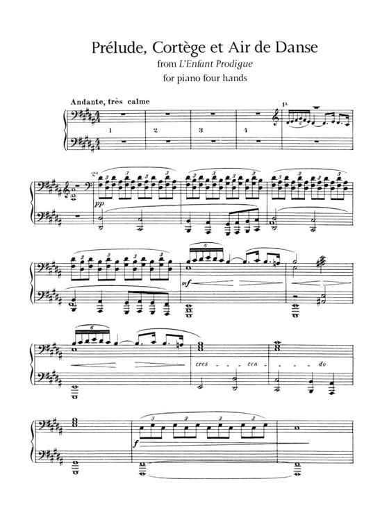 Debussy【Works for Piano Four Hands and Two Pianos】Series 1