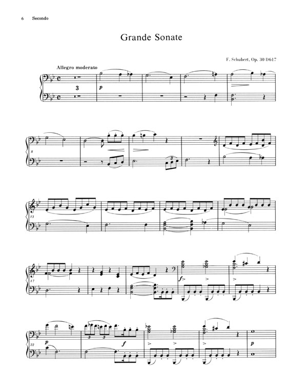 Schubert【Piano Works for Four Hands】Book 3 シューベルト ピアノ連弾名曲集 3