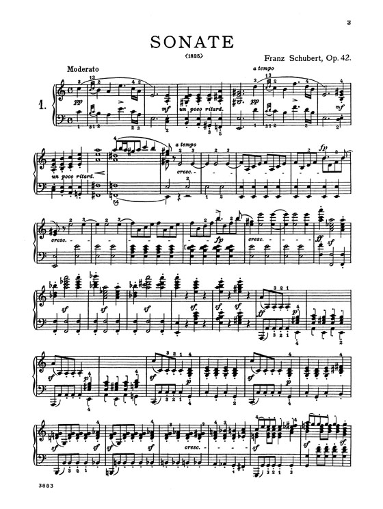 Schubert【Sonatas , Volume Ⅰ】for Piano