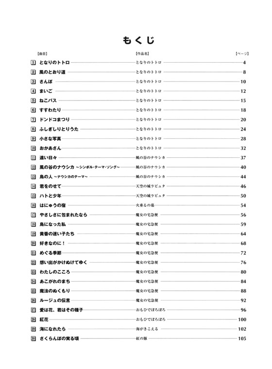 やさしいピアノ‧ソロ スタジオジブリ大全集 新版