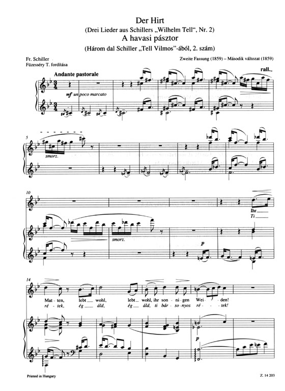 Liszt【Selected Songs - 1】