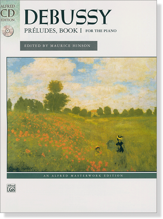 Debussy Préludes, Books Ⅰ, with CD for the Piano