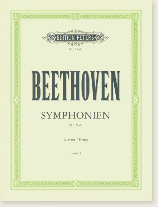 Beethoven Symphonien Nr. 6-9 for Piano (Singer)