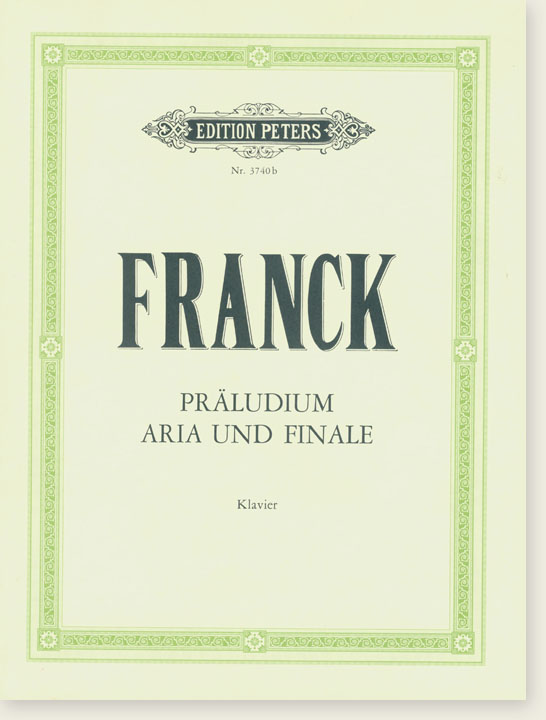 Franck Präludium Aria und Finale Klavier