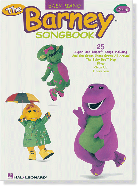 The Barney Songbook Easy Piano