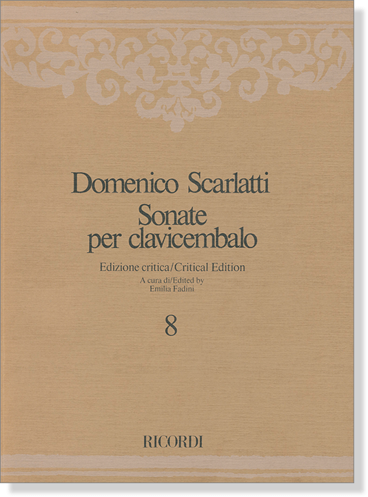 Domenico Scarlatti : Sonate per Clavicembalo , Critical Edition 8