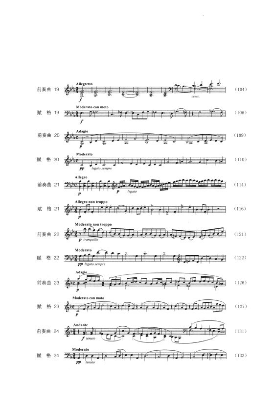 肖斯塔科維奇24首前奏曲與賦格 作品 87 (簡中)