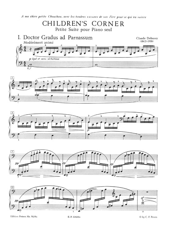 Debussy Children's Corner for Piano (Urtext)