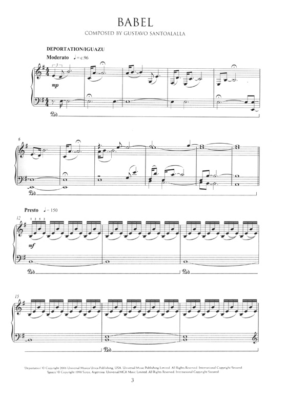 Film Themes For Solo Piano